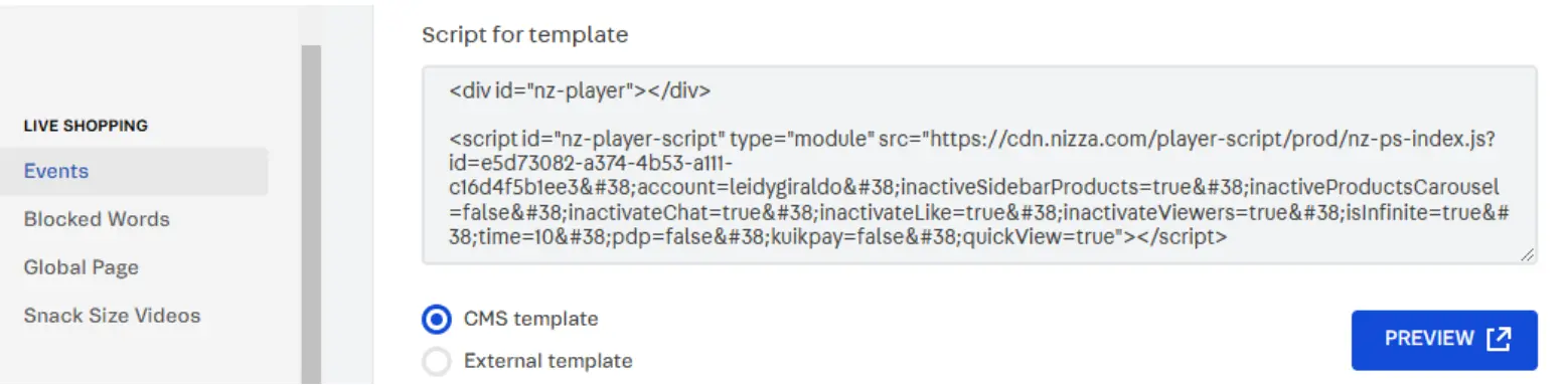 {"base64":" ","img":{"width":1558,"height":383,"type":"png","mime":"image/png","wUnits":"px","hUnits":"px","length":214533,"url":"https://raw.githubusercontent.com/vtexdocs/dev-portal-content/refs/heads/main/images/live-shopping-cms-template.png"}}