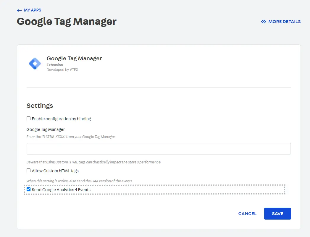 {"base64":" ","img":{"width":1048,"height":802,"type":"png","mime":"image/png","wUnits":"px","hUnits":"px","length":60420,"url":"https://vtexhelp.vtexassets.com/assets/docs/src/gtm-new-field___bf665f34409d6d7cbcfc79239e277ee0.png"}}
